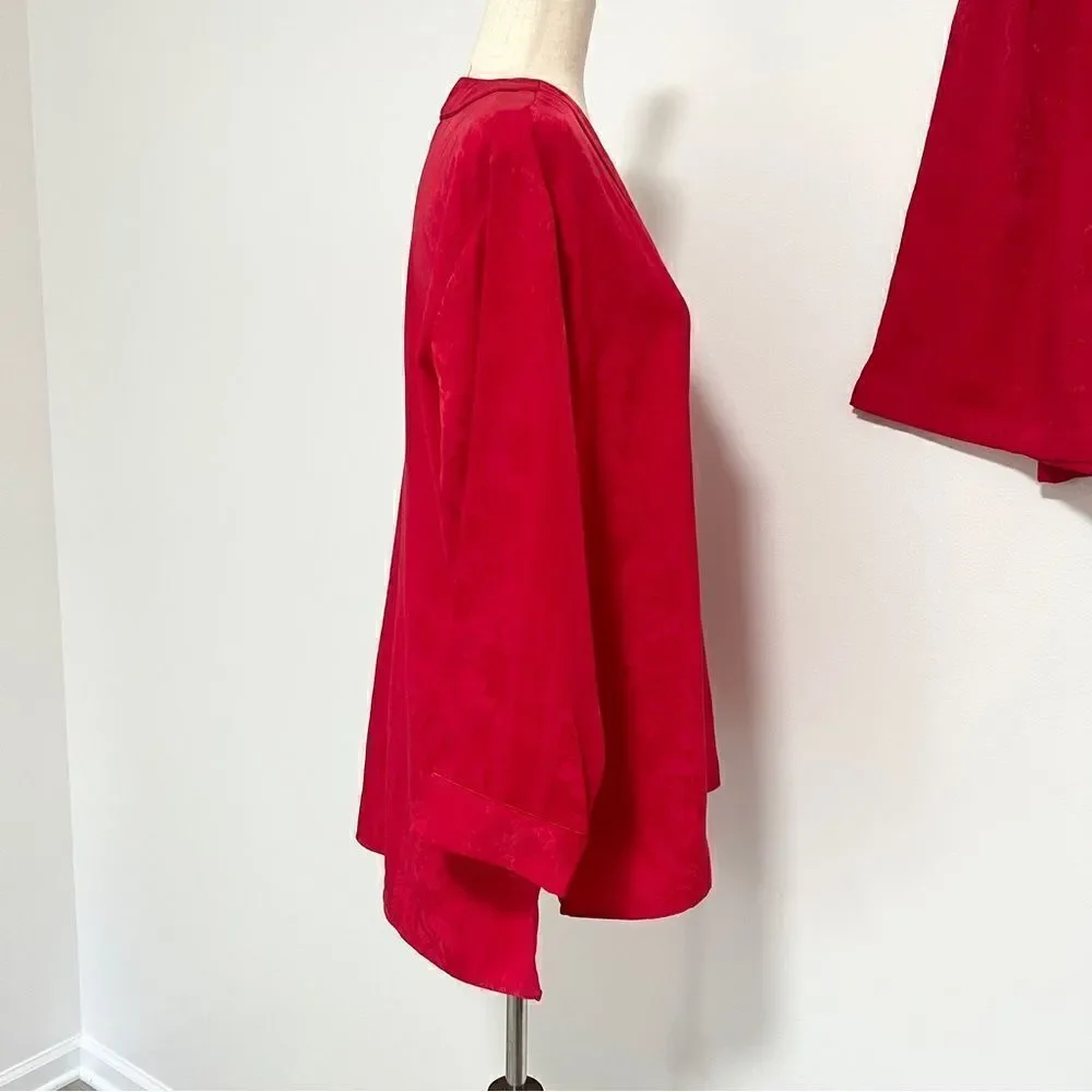 Vintage RARE Gold Label Victoria’s Secret 2 PC Pajama M Christmas Red Shorts
